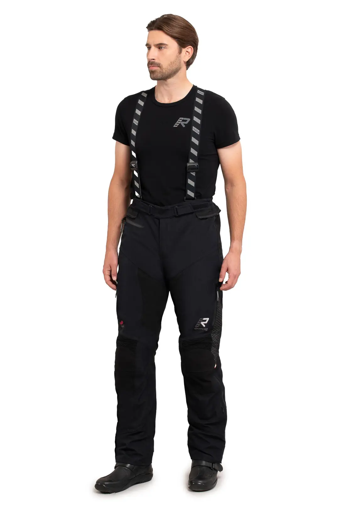 Armageddo-R Gore-Tex Pro Erkek Kışlık Motosiklet Pantolonu C1 Kısa Paça Siyah-990