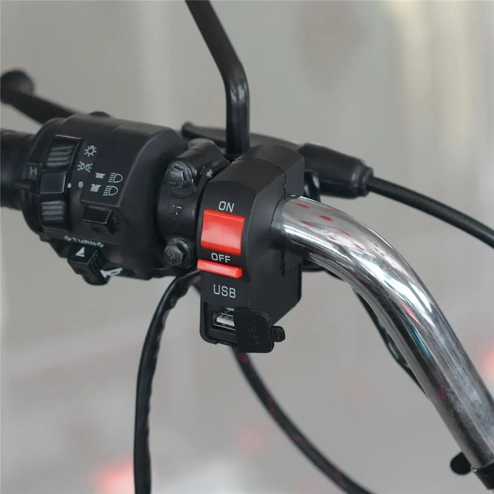 Knmaster Usb Girişli Motosiklet Sis Farı Aç Kapa Butonu