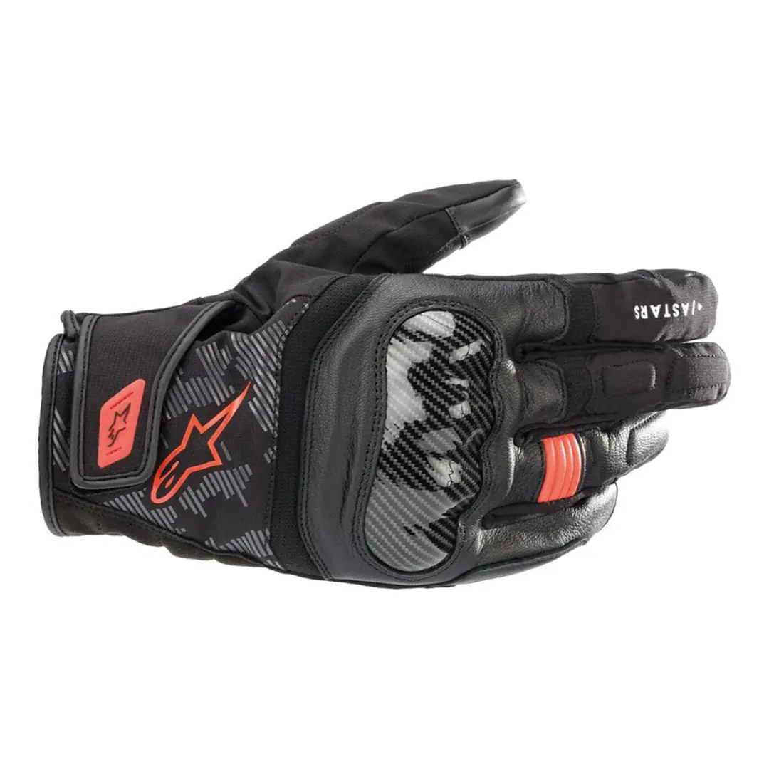Alpinestars SMX Z Drystar Korumalı Motosiklet Eldiveni Siyah / Kırmızı