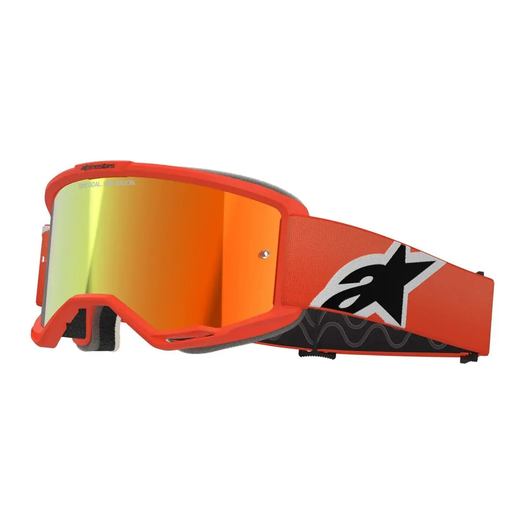 Alpinestars Vision 5 Corp Goggle Kross Gözlüğü Oranj / Kırmızı