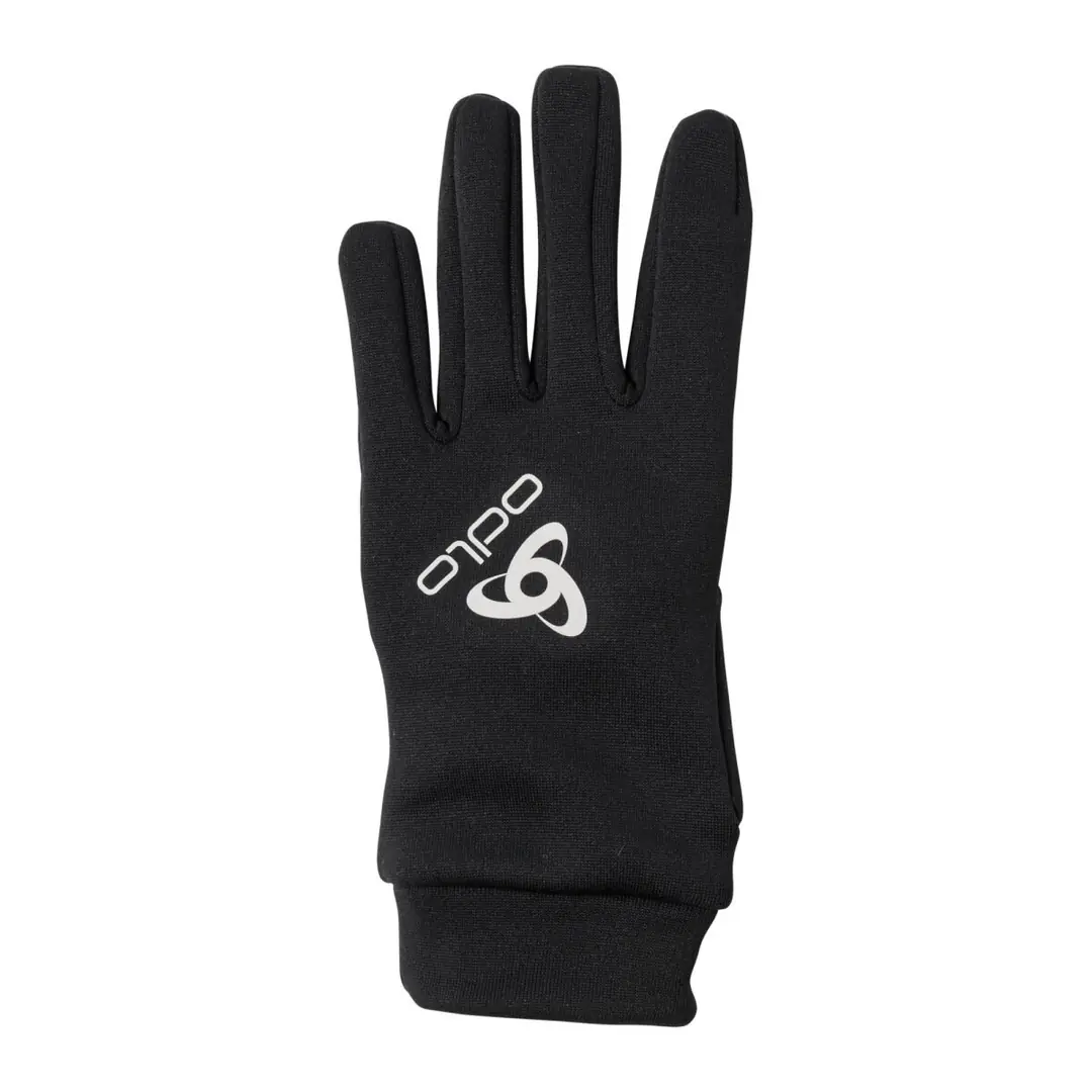Odlo Stretch Fleece Termal Eldiven Siyah