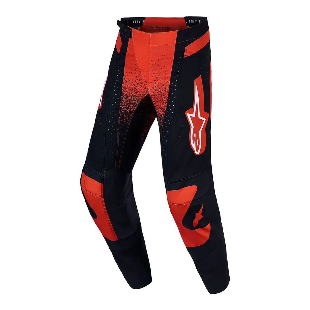 Alpinestars Techstar Swan Off-Road Motosiklet Pantolonu Kırmızı / Siyah