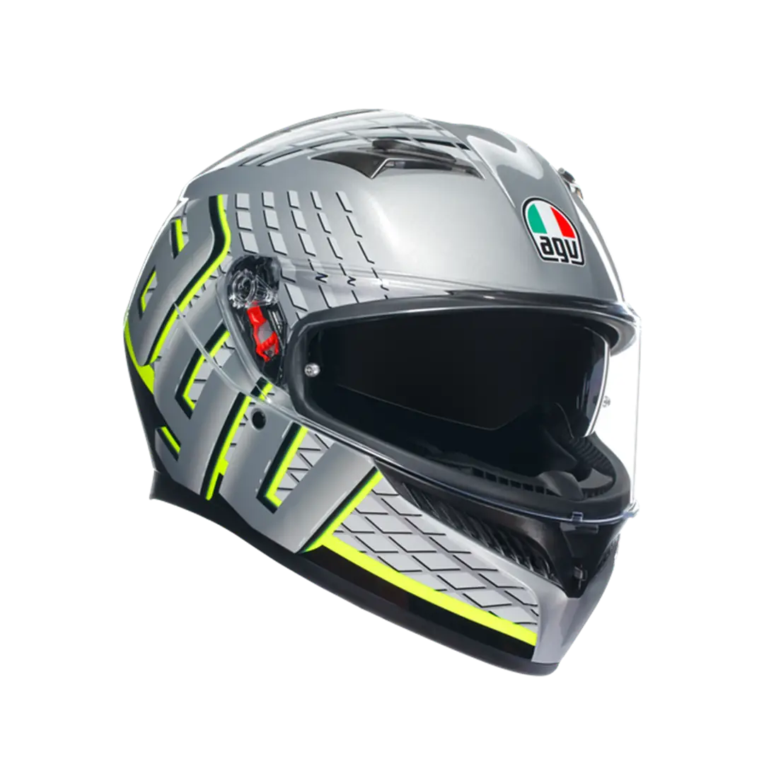AGV KASK/K3 MPLK FORTIFY GREY BLK YLW FLUO