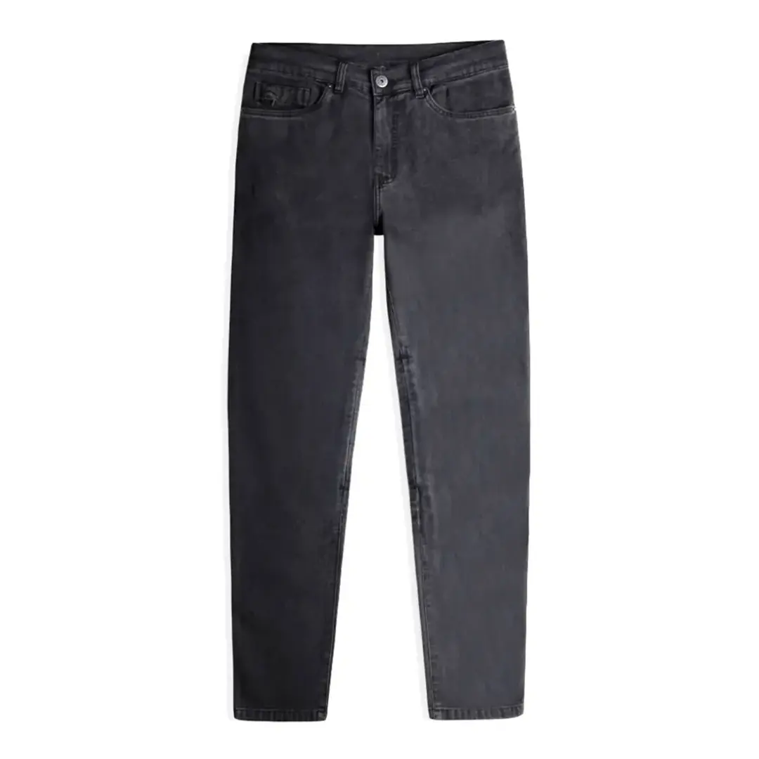 Knox Colton Slim Korumalı Denim Motosiklet Pantolonu Koyu Gri