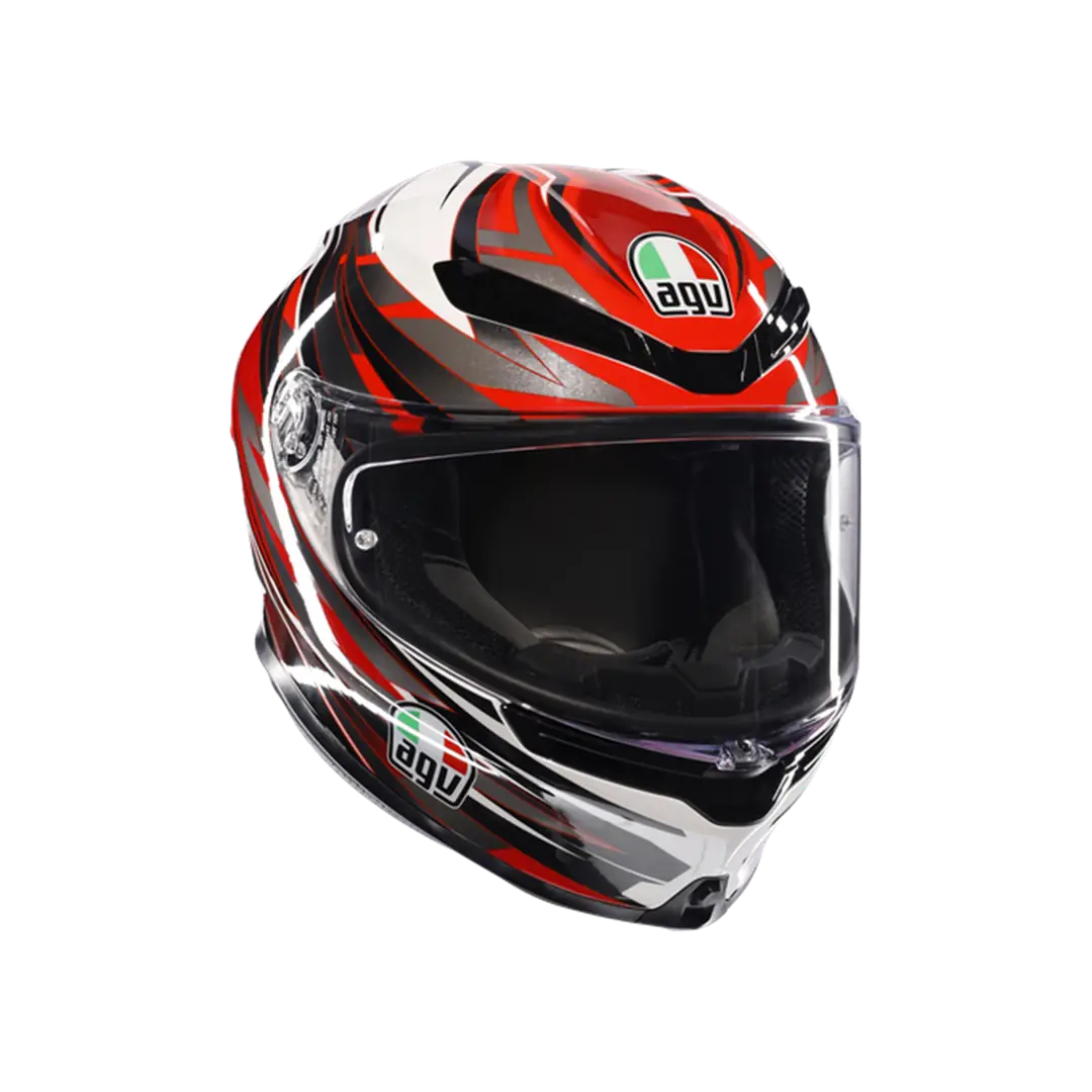 AGV KASK/K6 S MPLK REEVAL WHITE RED GREY M0165