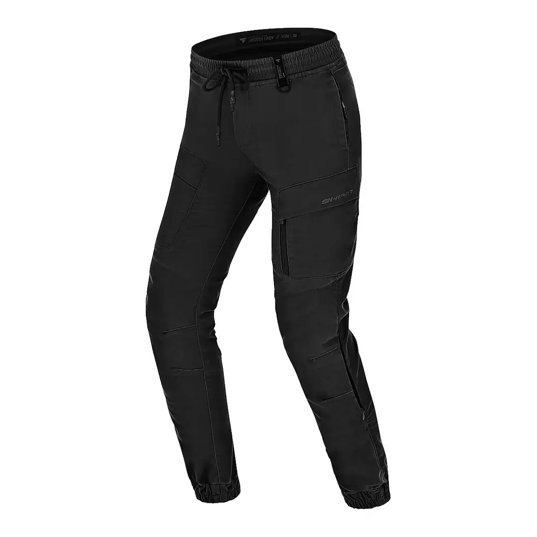 Shima Joggsy Korumalı Kadın Motosiklet Pantolonu Siyah