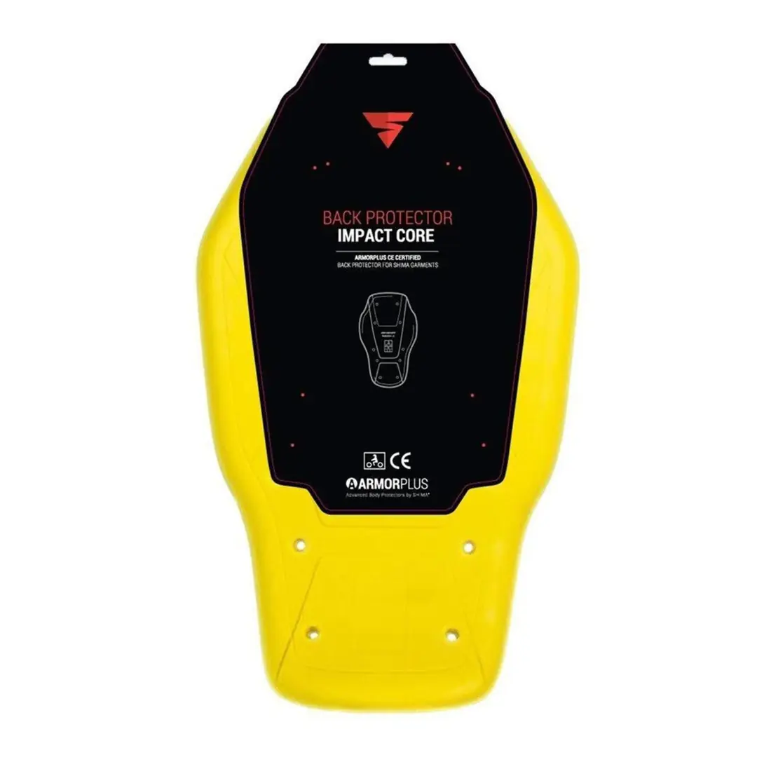 Shima Impact Core M Pro Sırt Koruması Sarı