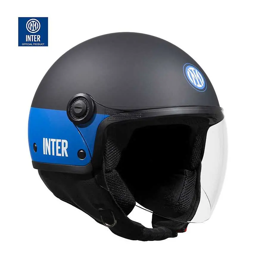 TUCANO URBANO EL JETTIN 6.0 YARIM KASK INTER NERAZZURRO MAT SİYAH