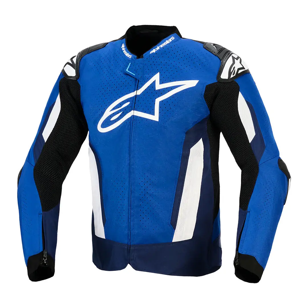 Alpinestars T-GP Air Korumalı Motosiklet Montu Mavi / Beyaz / Siyah