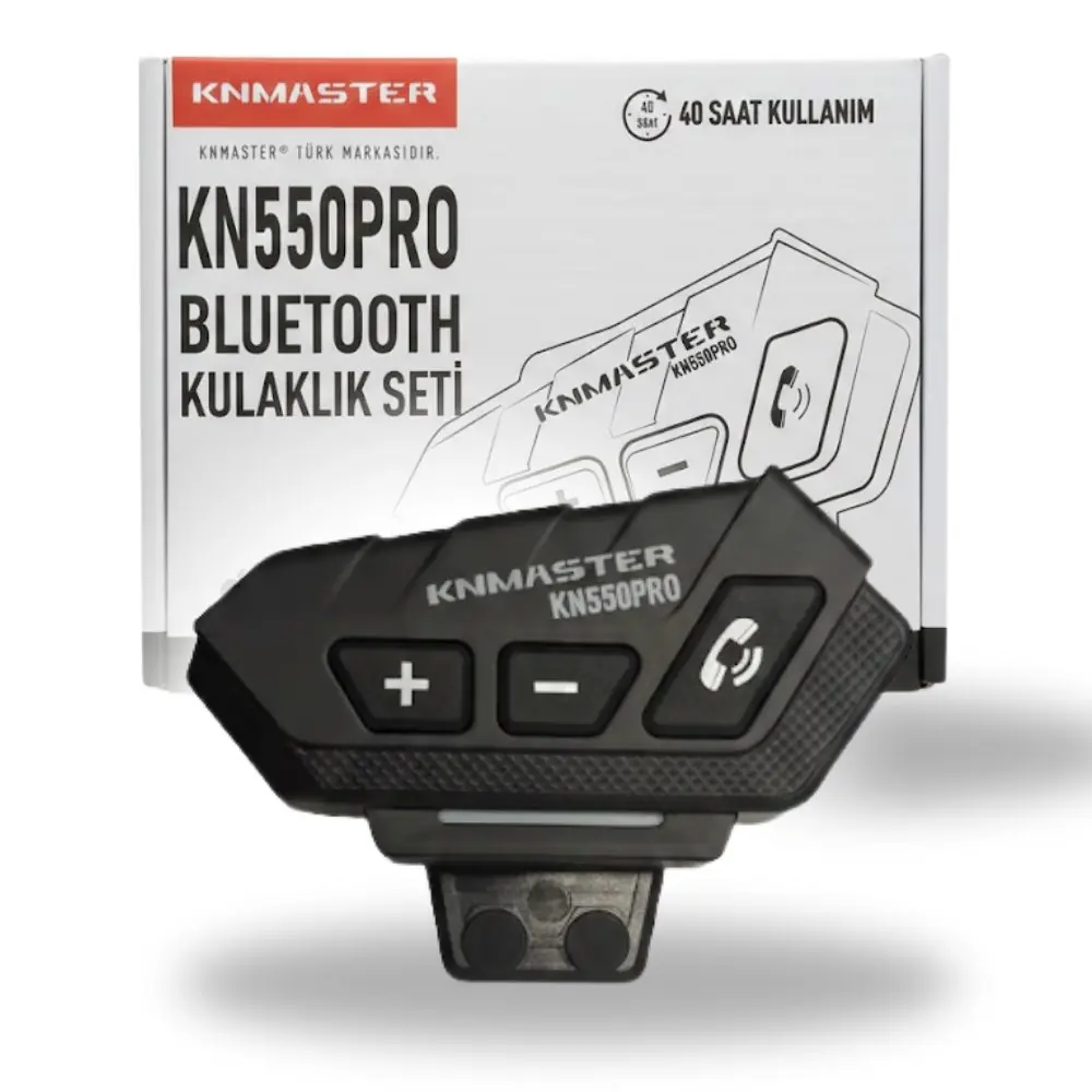 Knmaster KN550 PRO Motosiklet Bluetooth Kulaklık Mikrofon Seti