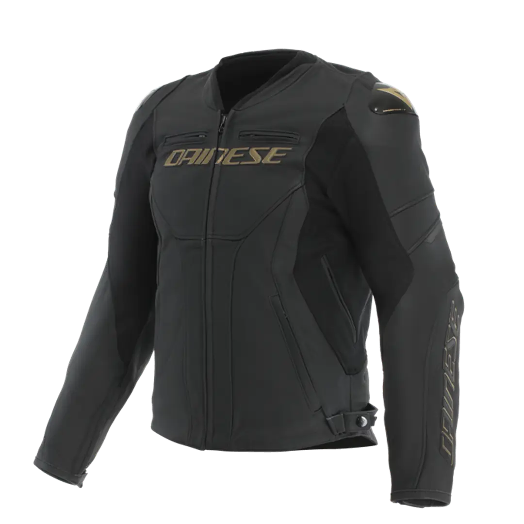 Dainese Racing 5 Black Gold Deri Mont