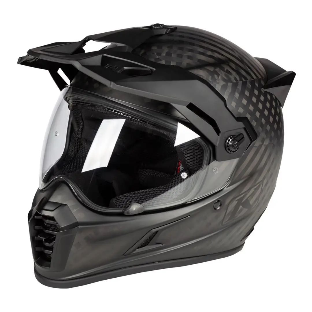 Klim Krios Pro Carbon ADV Motosiklet Kaskı Mat Siyah