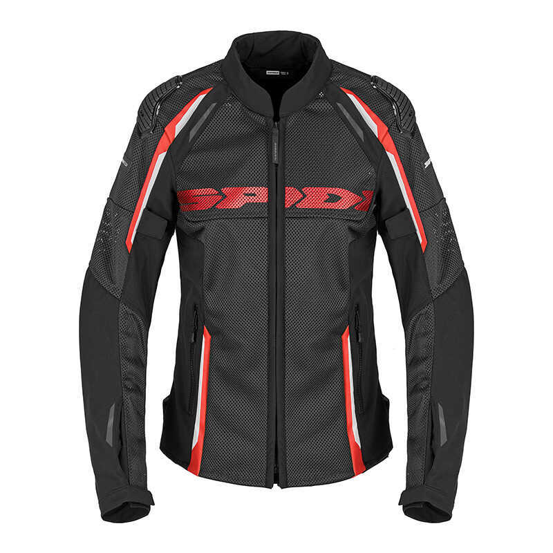 SPIDI RACE WARRIOR 2 NET LADY YAZLIK CEKET SİYAH KIRMIZI