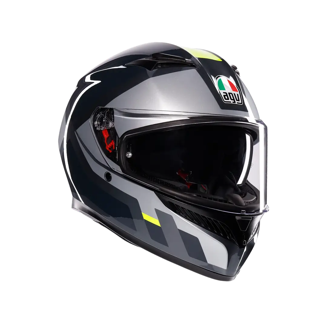 AGV KASK/K3 MPLK SHADE GREY YELLOW FLUO