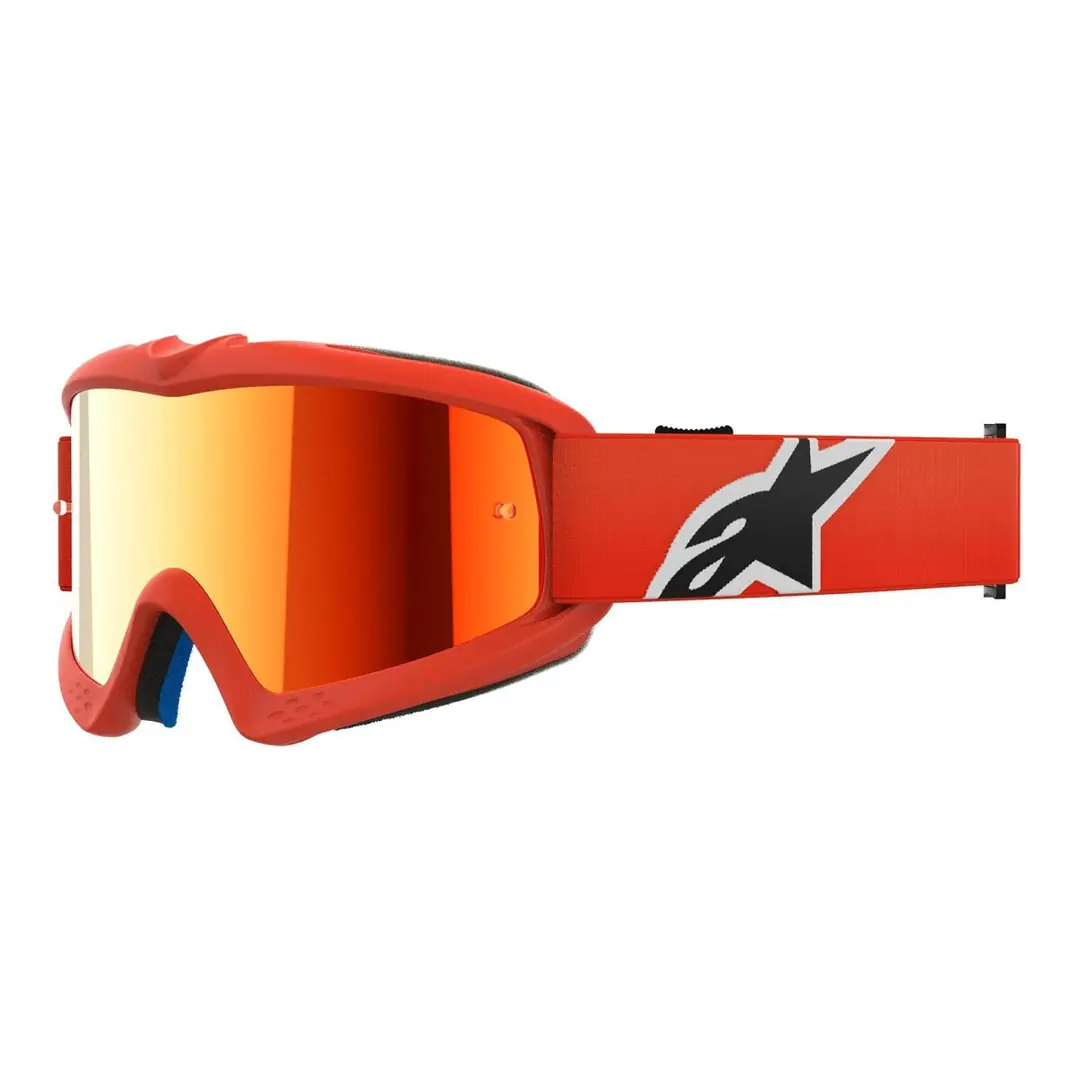 Alpinestars Vision Youth Genç / Çocuk Goggle Kross Gözlüğü Oranj / Kırmızı