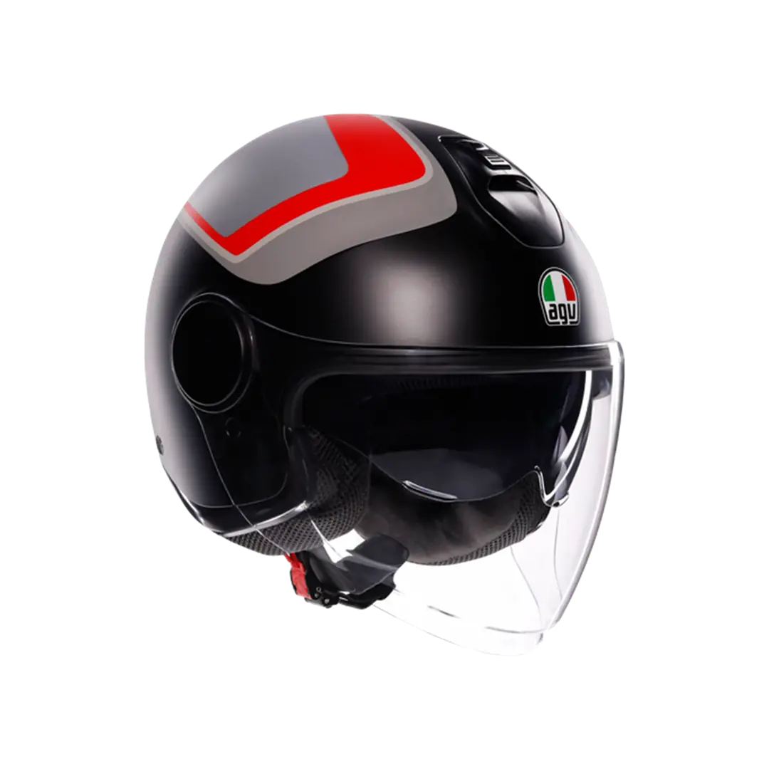 AGV KASK/ETERES SCAGLIERI MATT GREY RED
