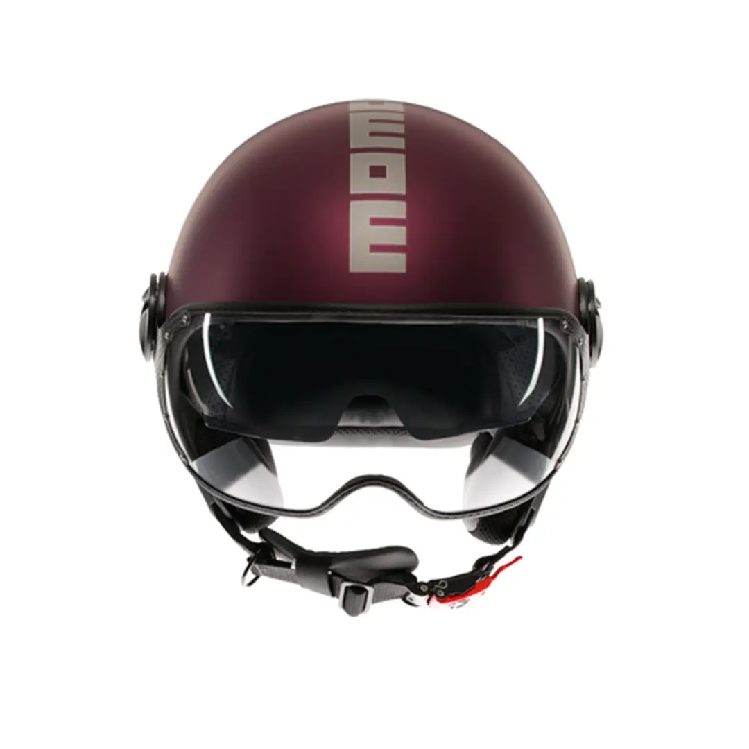 MOMO KASK/FGTR EVO MOMO MONO MATT AMARENA/SILVER