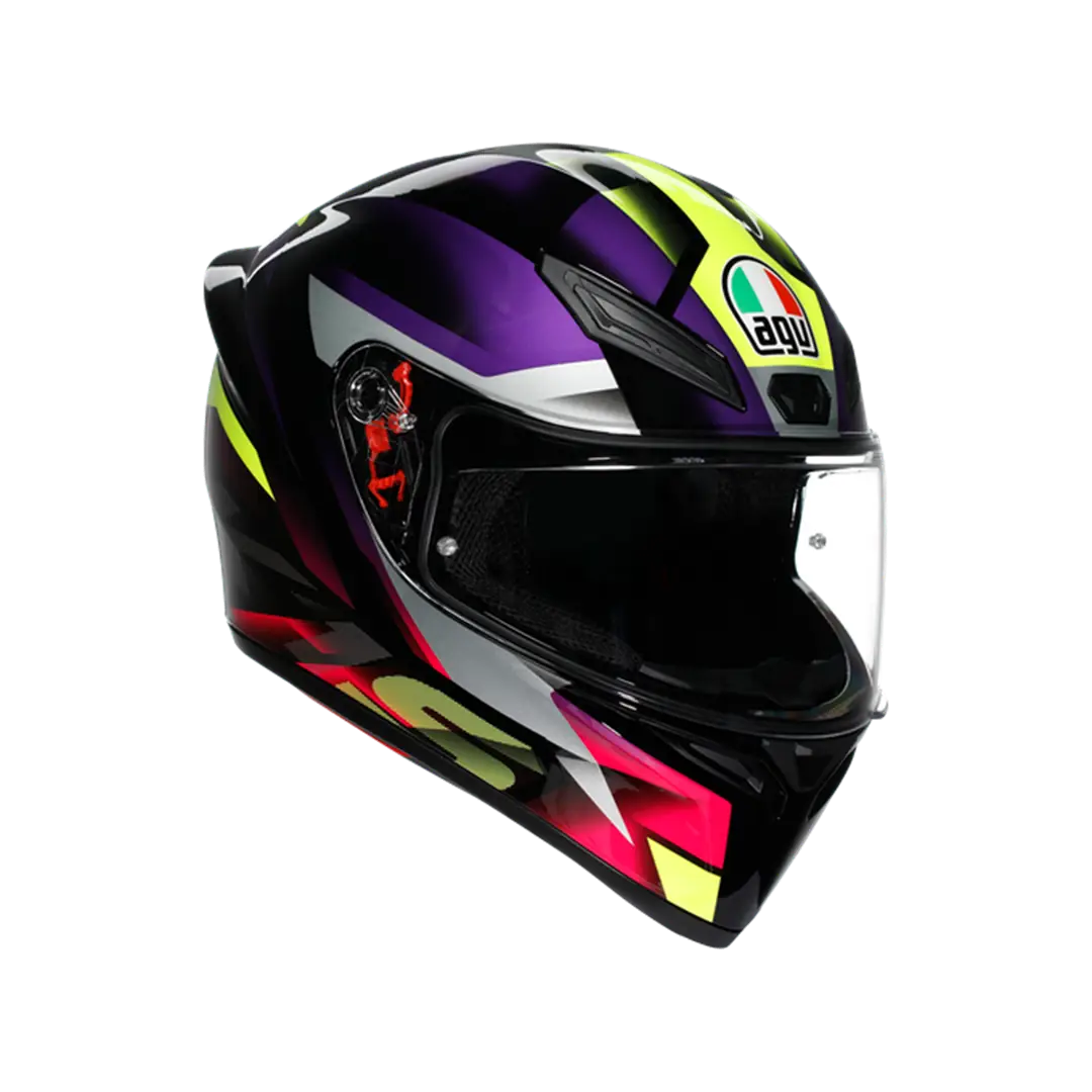 AGV KASK/K1 S FASTLAP BLACK PURPLE PINK M0196 FASTLAP