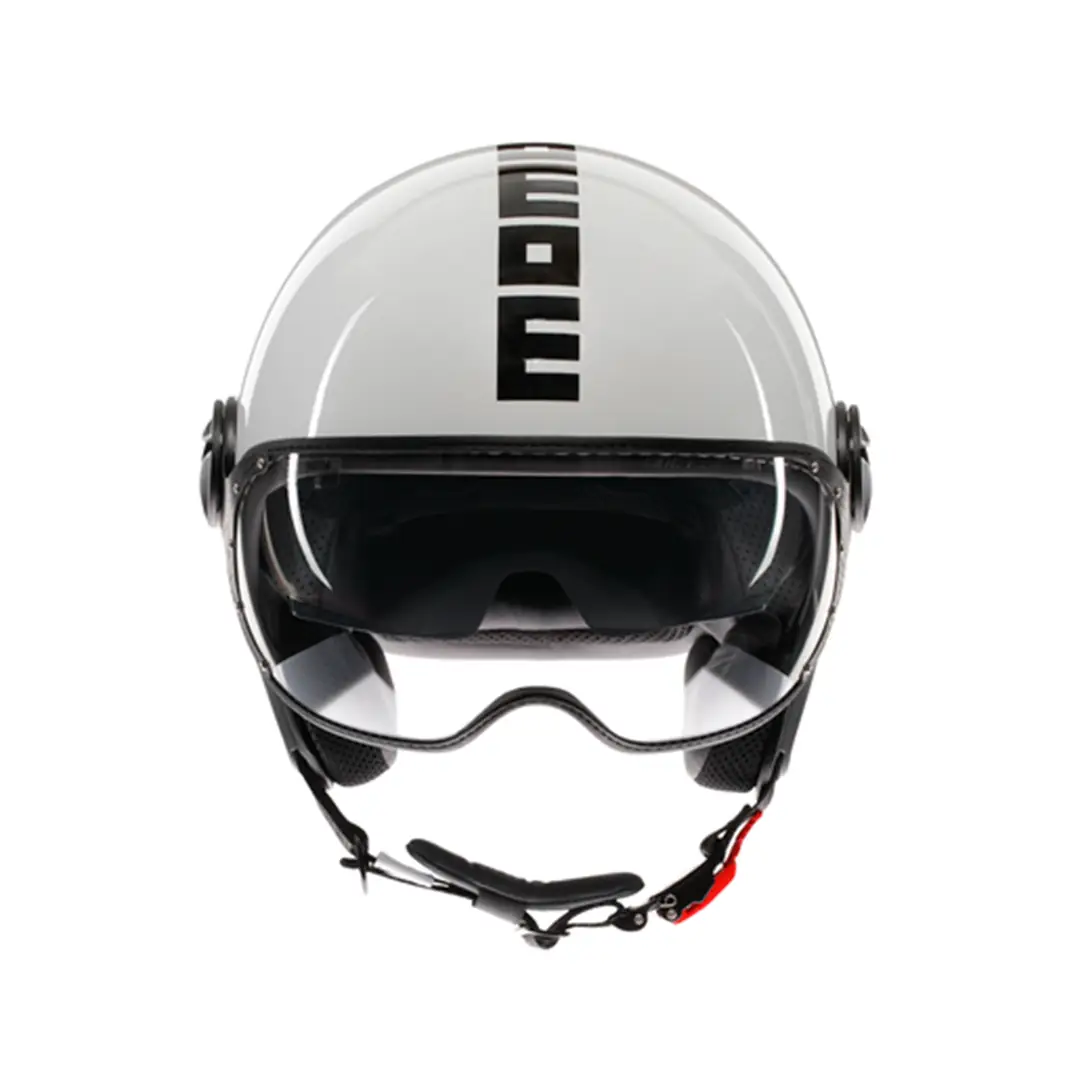 MOMO KASK/FGTR EVO MOMO MONO WHITE QUARZ. BLK