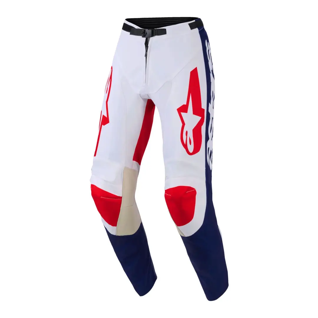 Alpinestars Racer Riway Off-Road Motosiklet Pantolonu Kırmızı / Beyaz