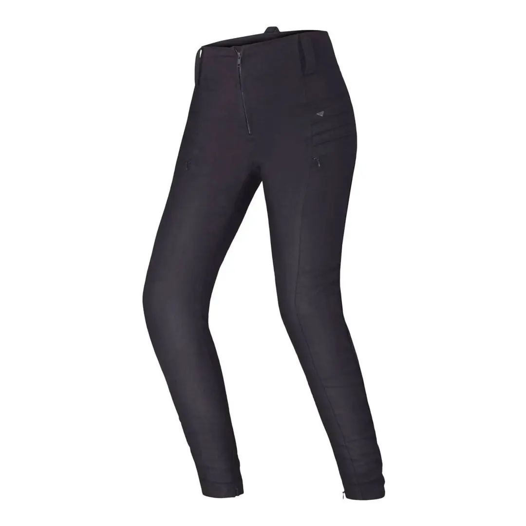 Shima NOX 2 Kadın Korumalı Skiny Fit Motosiklet Pantolonu Siyah
