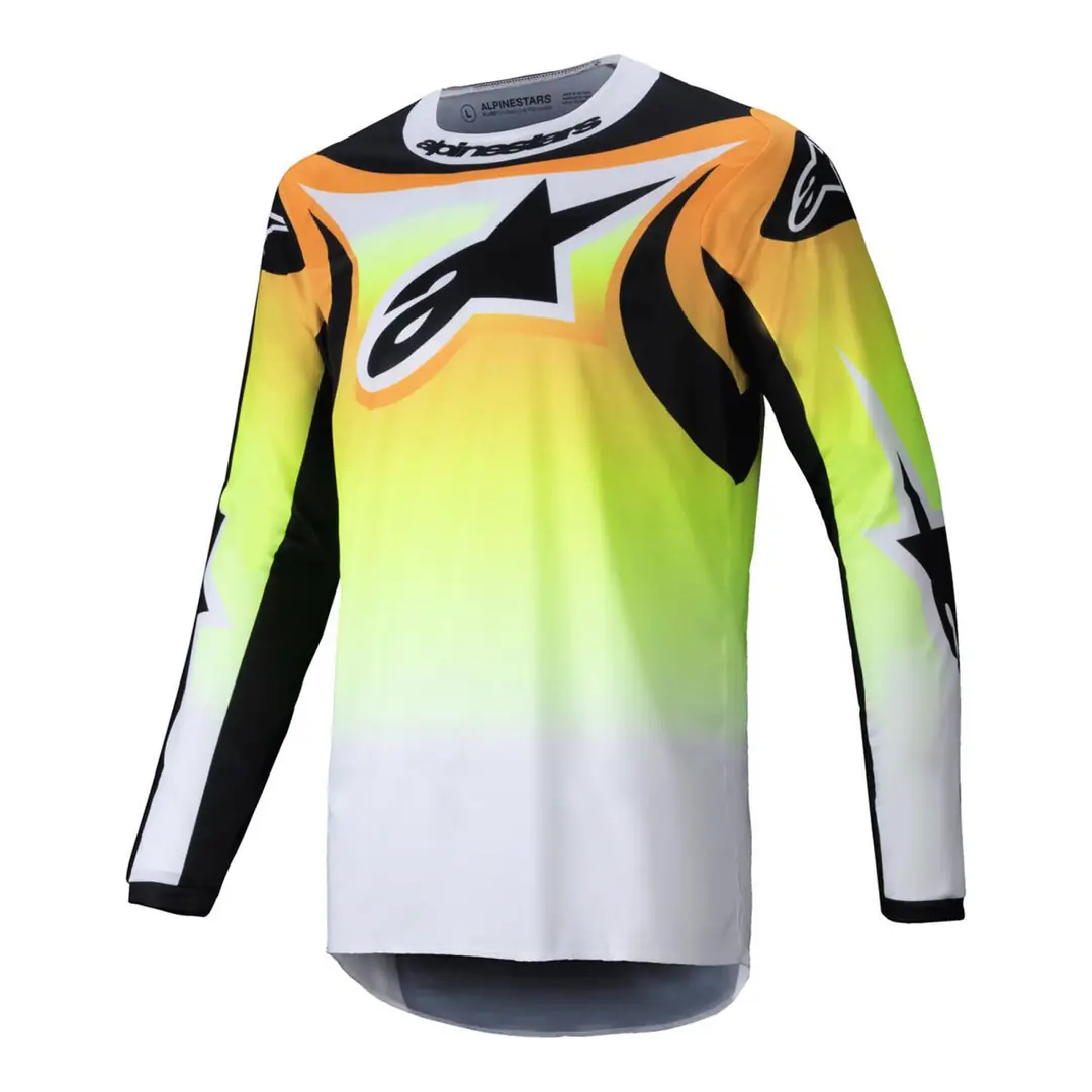 Alpinestars Fluid Wurx Kros Motosiklet Jerseyi Sarı / Siyah