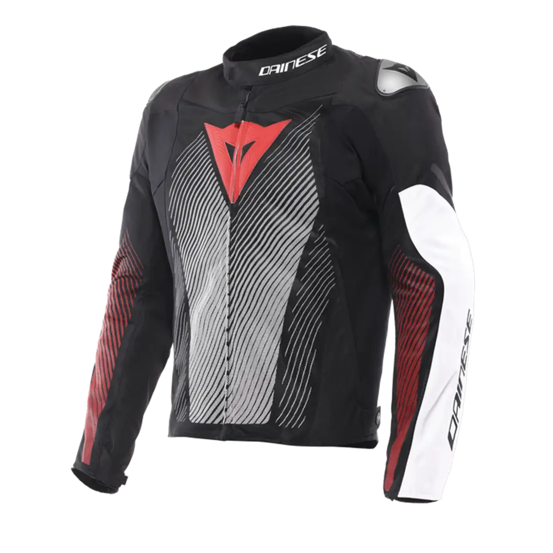 DAINESE CEKET/VENTAR AIR TEX BLACK WHITE RED