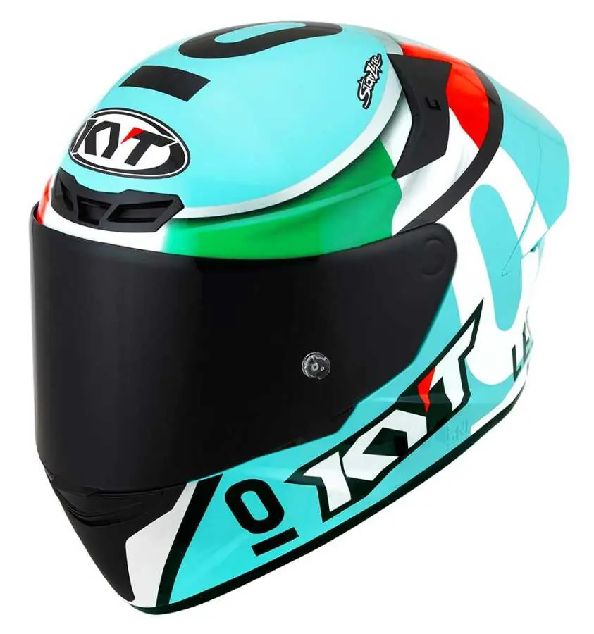 KYT TT-COURSE KASK LEONARD REPLICA TROCOLORE