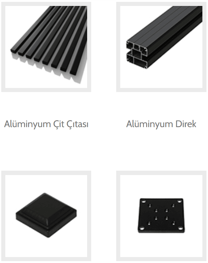 Mercan Alüminyum Çit Panel APY60