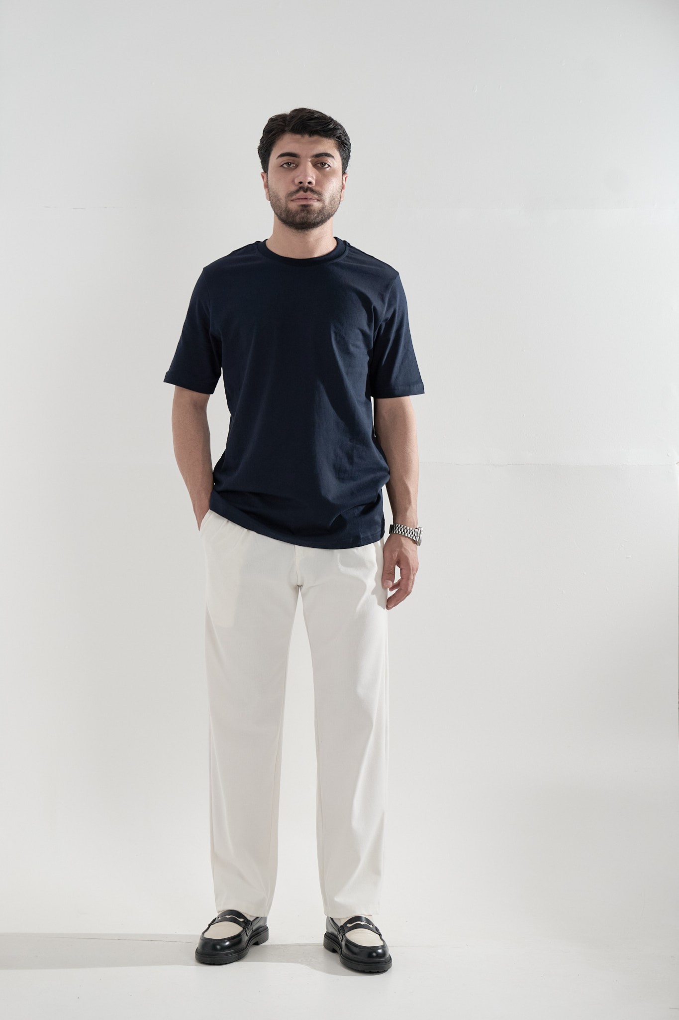 Lacivert Oversize T-Shırt