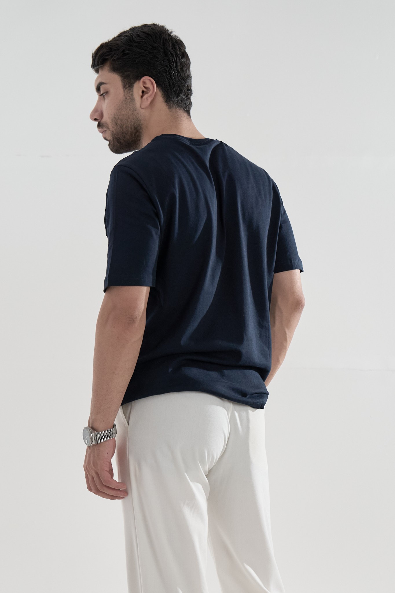 Lacivert Oversize T-Shırt