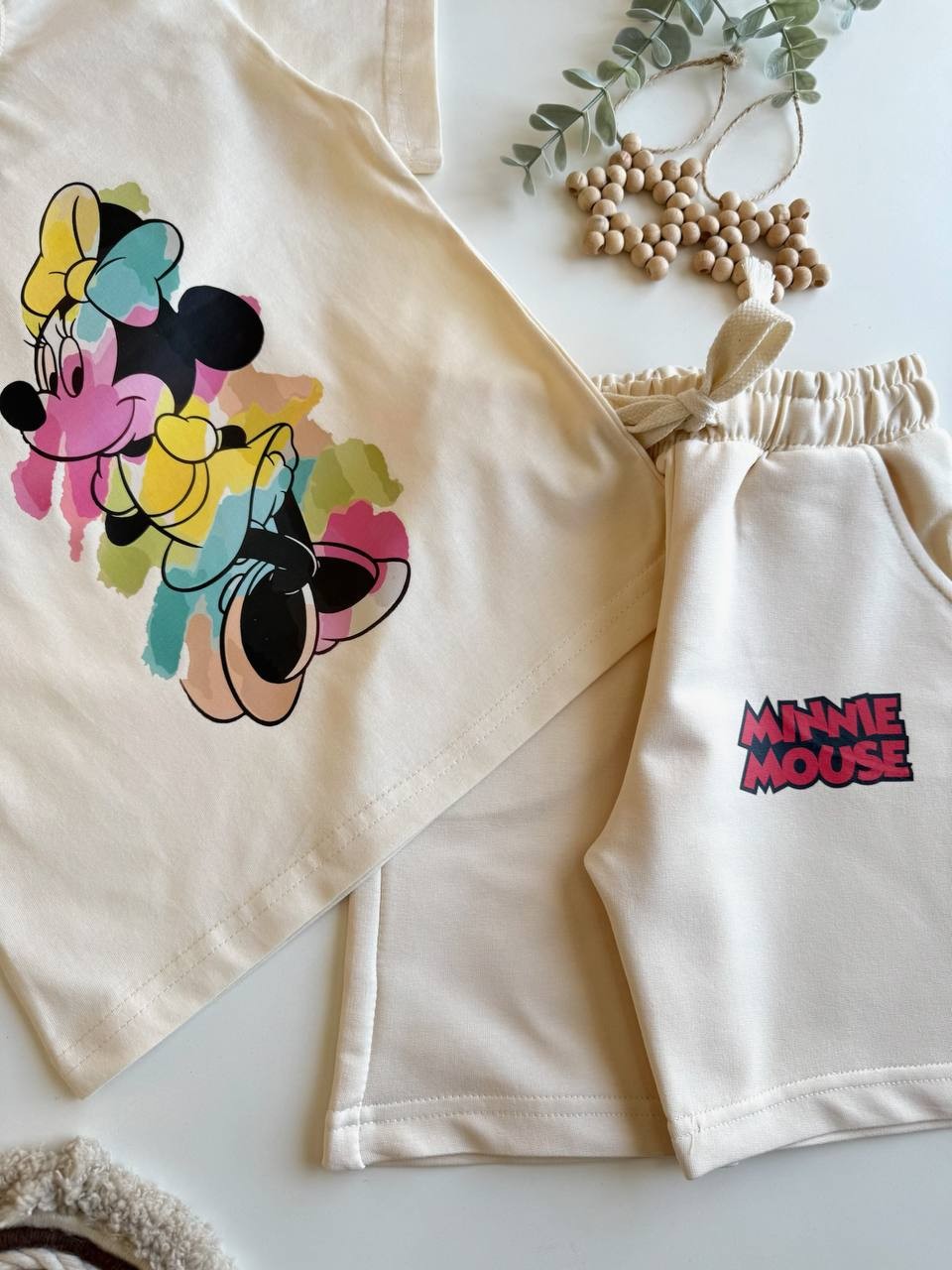 Minnie Baskılı Takım