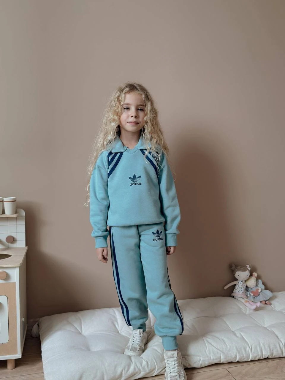 Su Yeşili Marka İşlemeli Takım