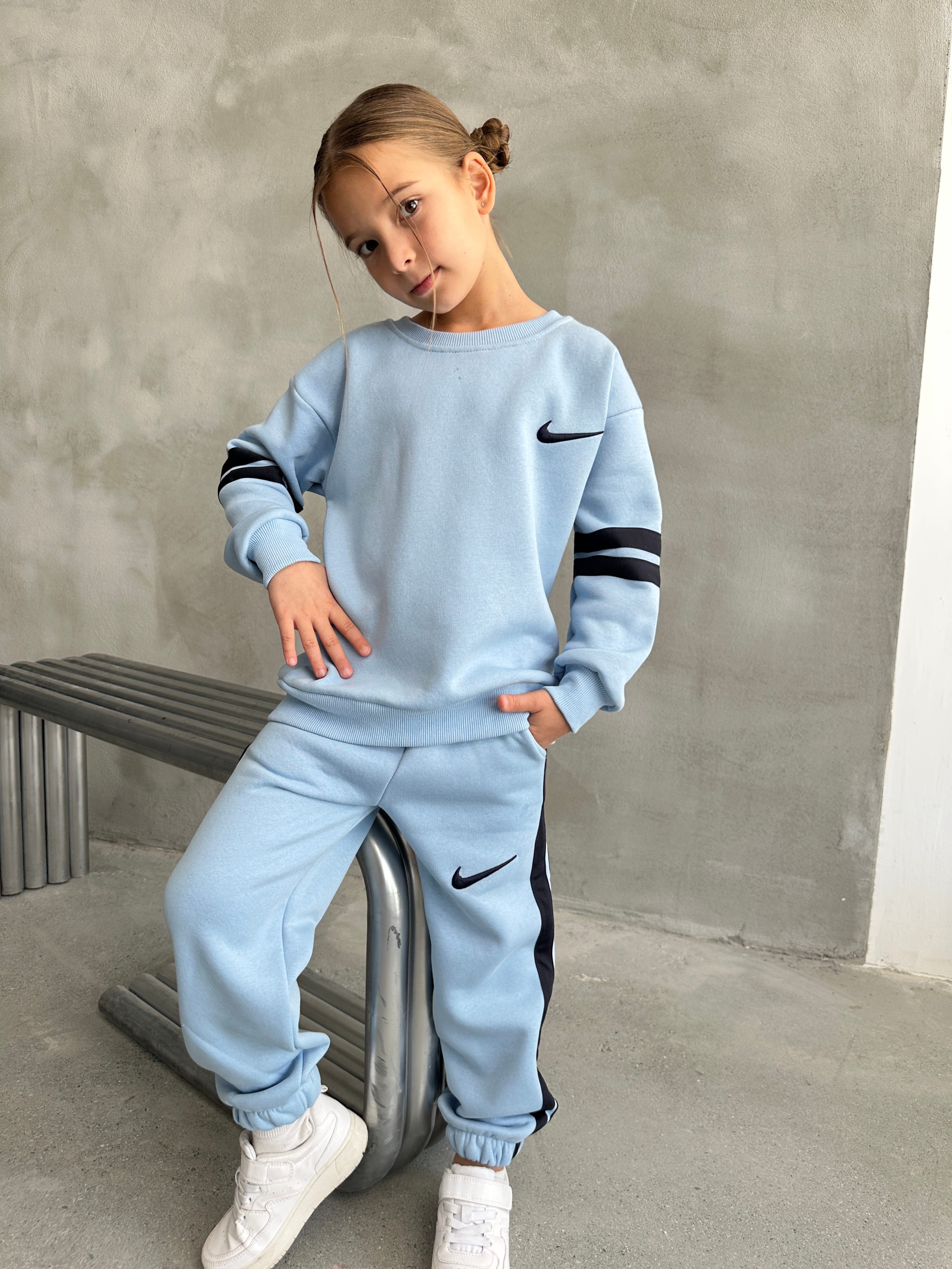 Mavi Renkli Unisex Garson Boy Marka Takım