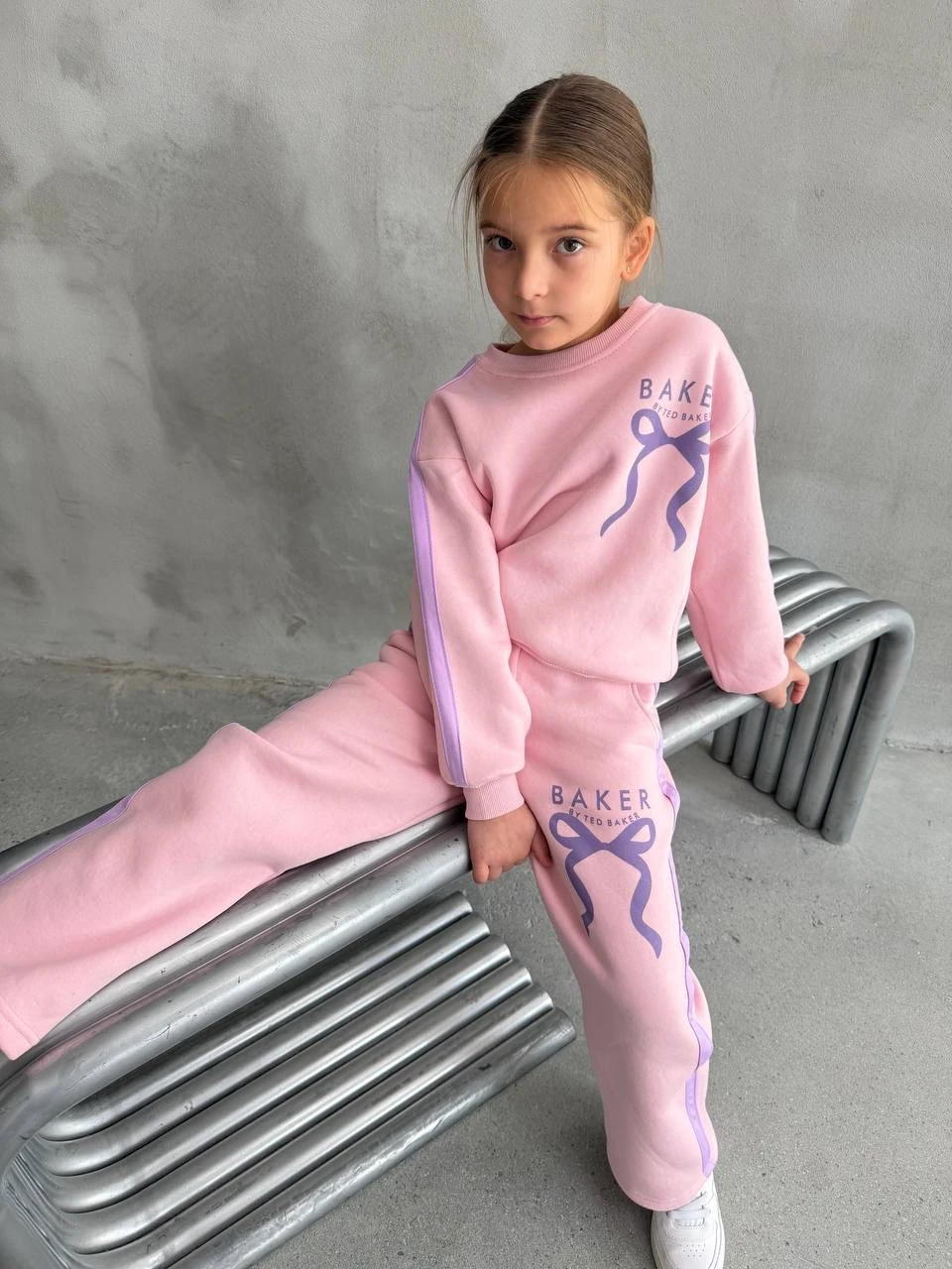 Fiyonk Baskılı Pembe Takım
