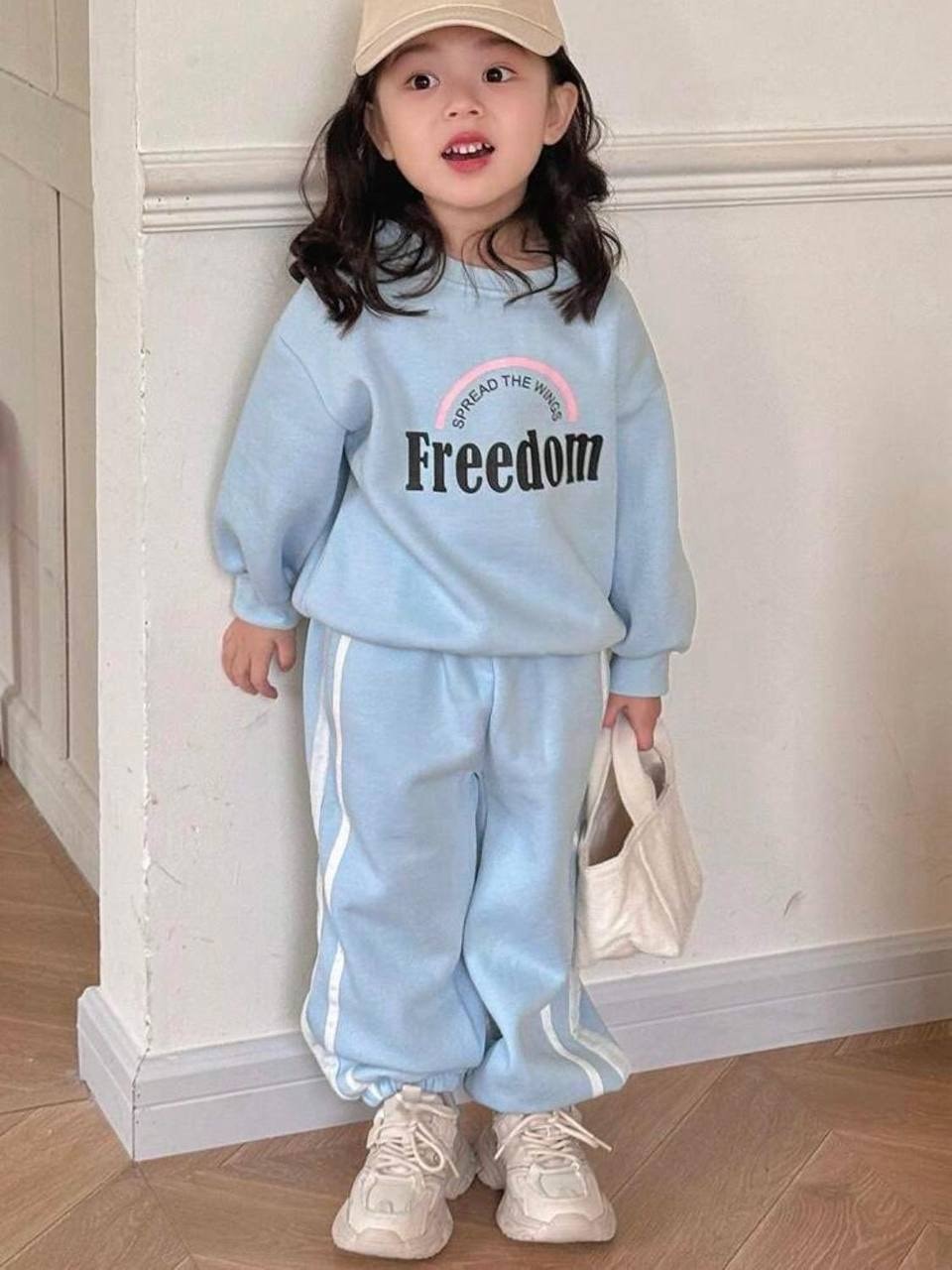 Mavi Freedom Baskılı Takım