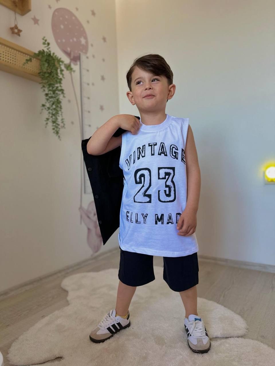 Siyah 3lü Gabardin Takım