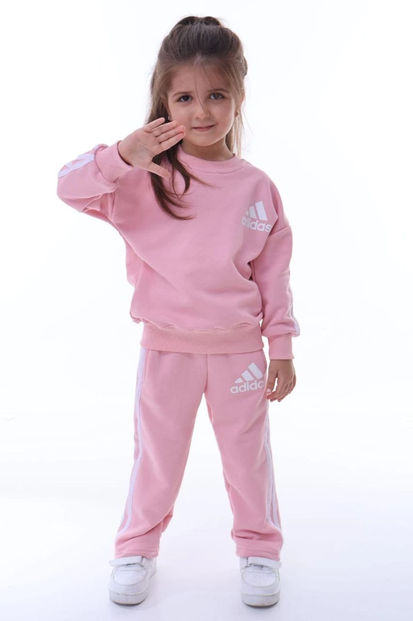 Marka Baskılı Pembe Takım