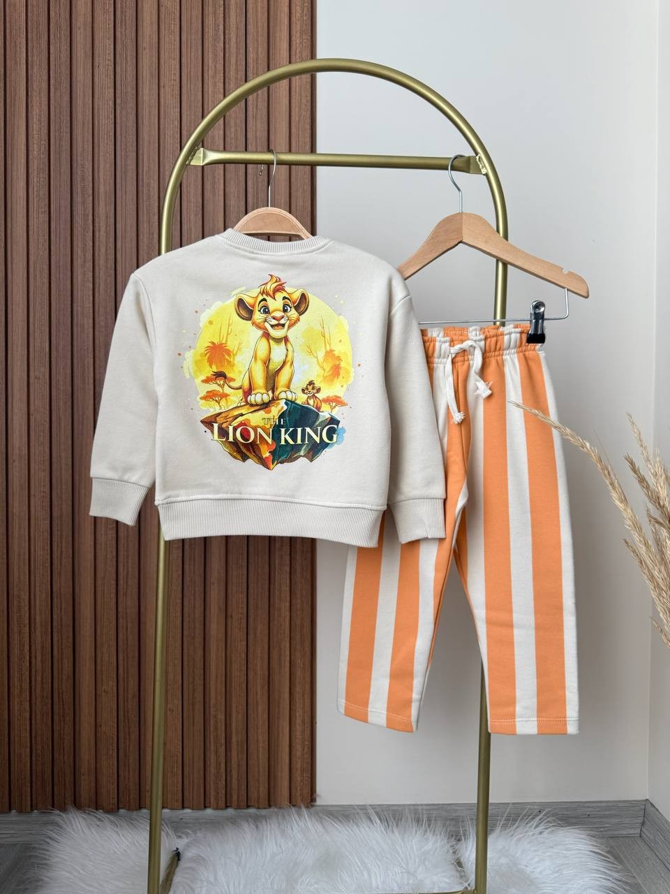 Turuncu The Lion King Baskılı Takım