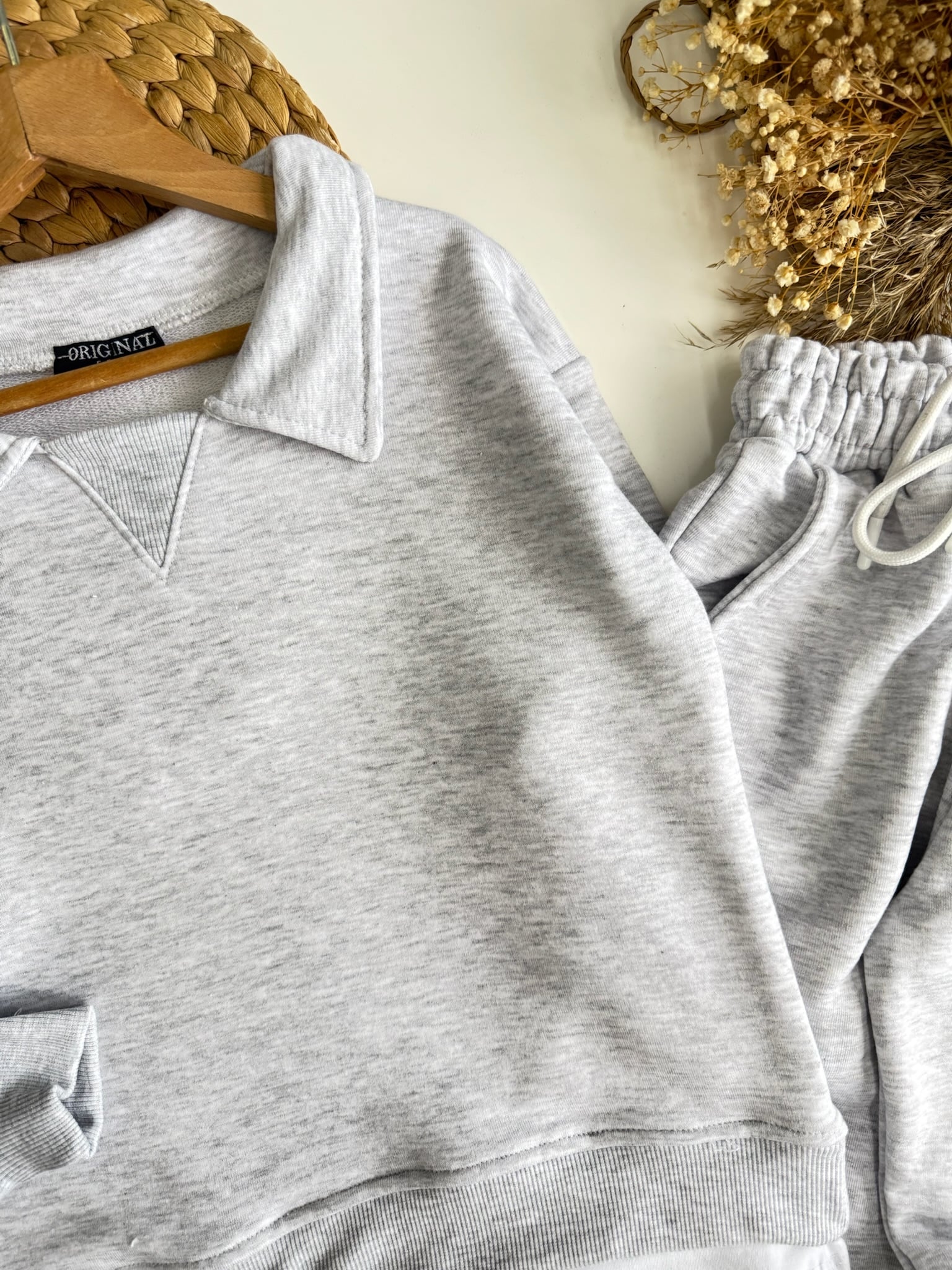 Gri Renkli Unisex Basic Takım