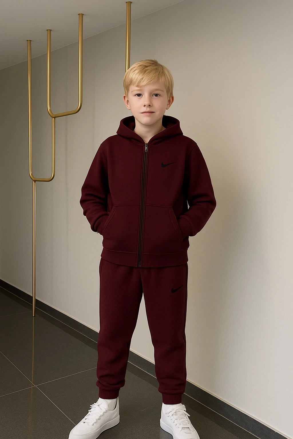 Premium Seri Bordo İşlemeli Takım