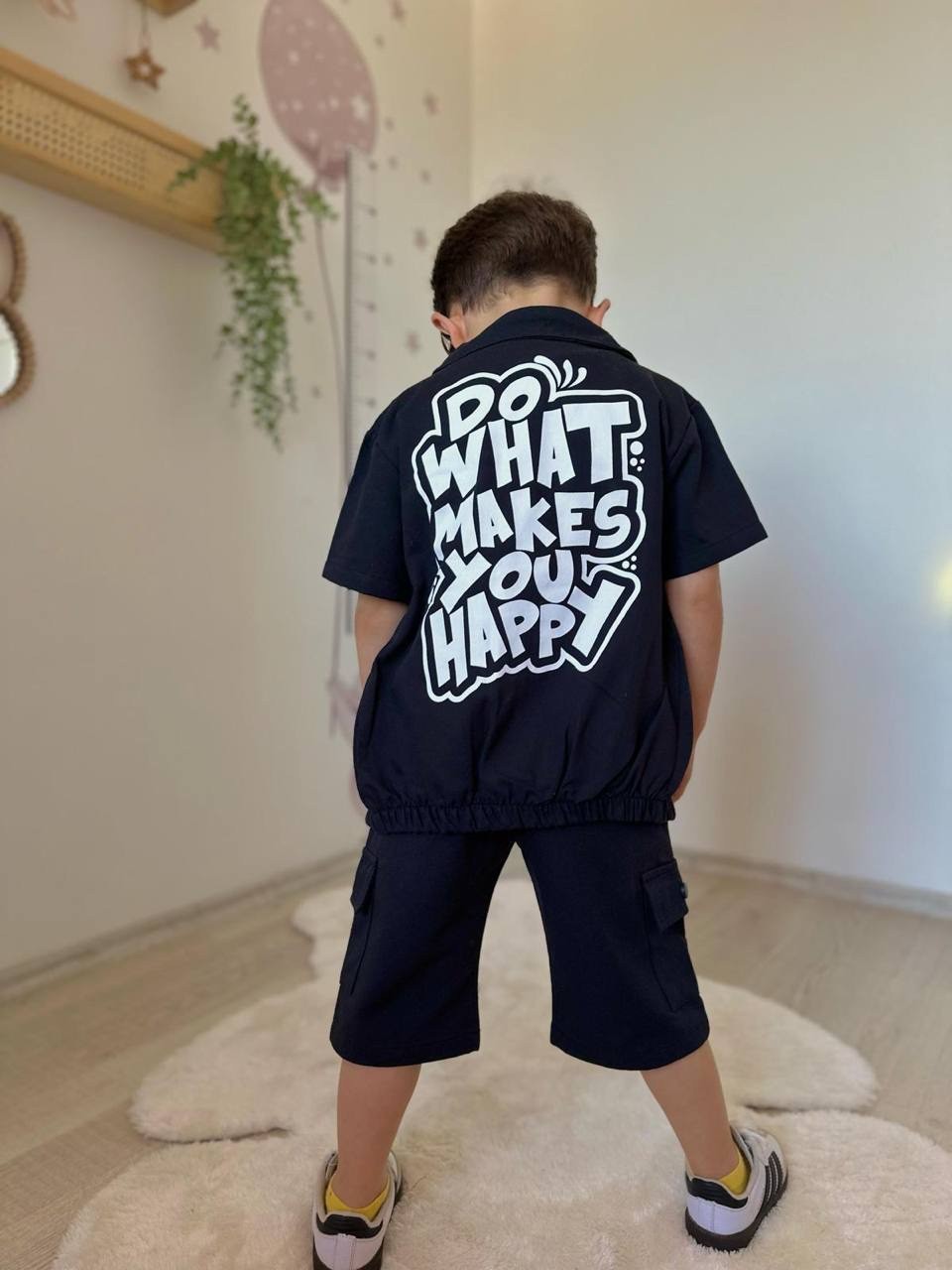 Siyah 3lü Gabardin Takım