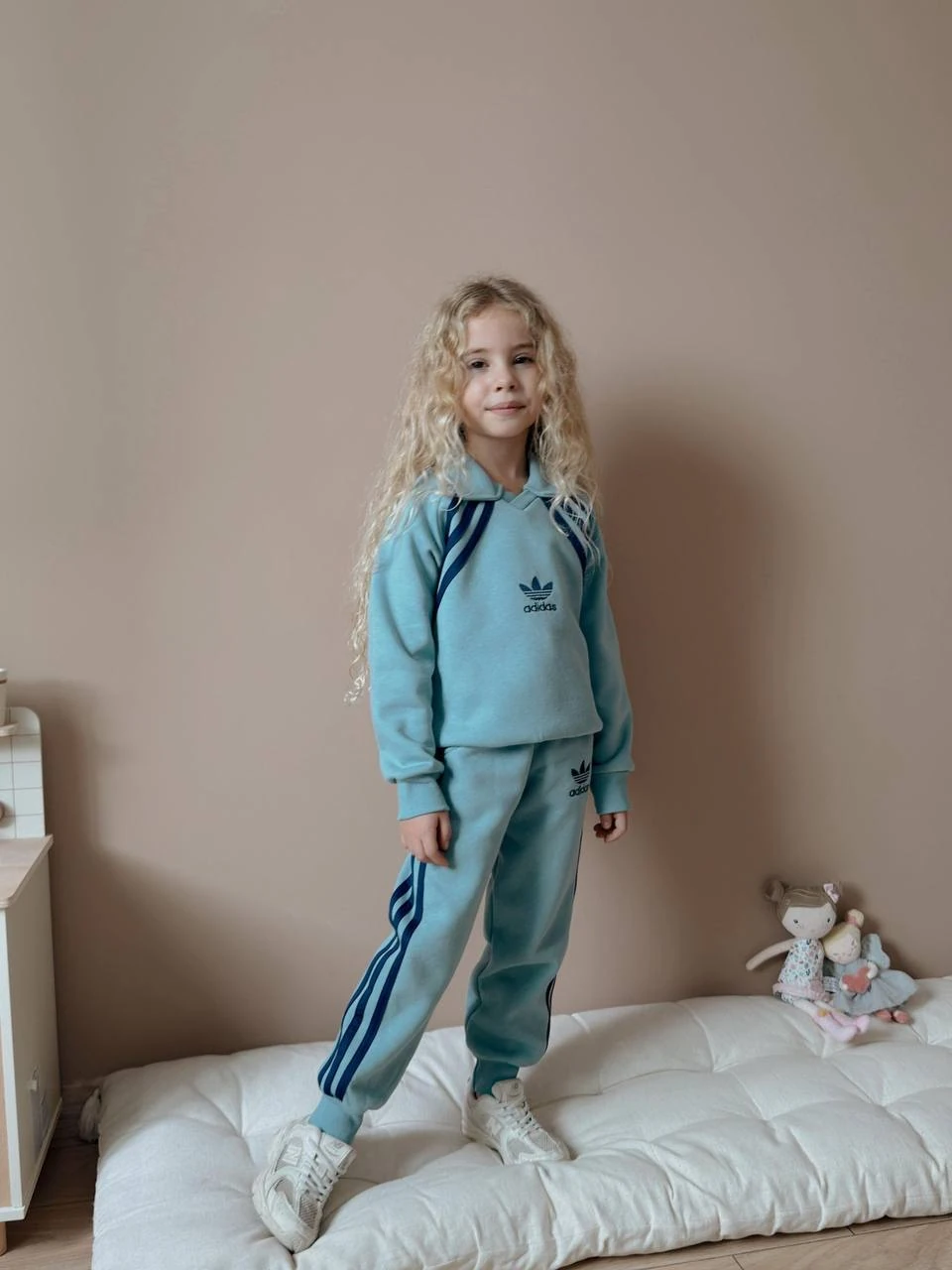 Su Yeşili Marka İşlemeli Takım