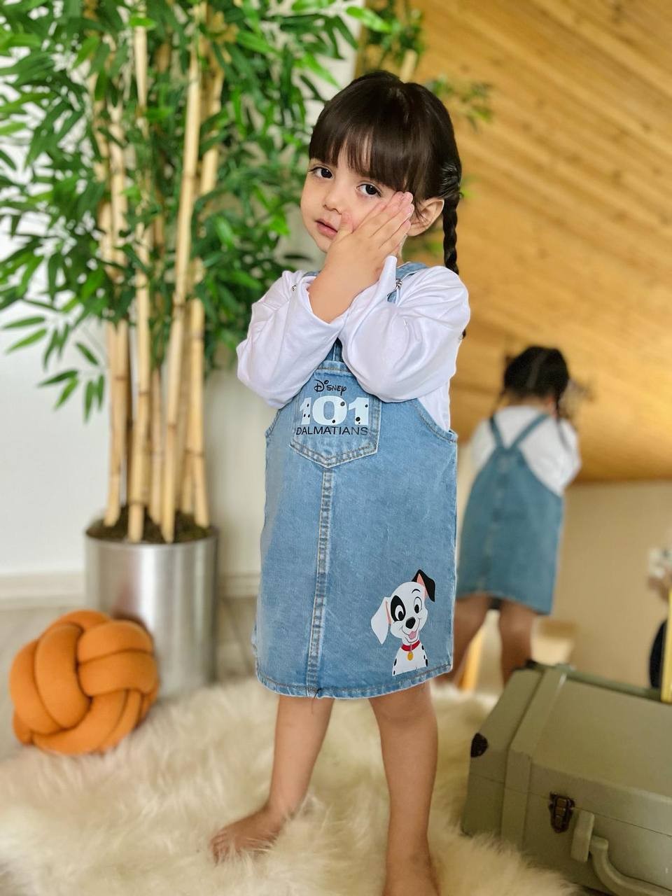 Dalmaçyalı Baskılı Denim Jile