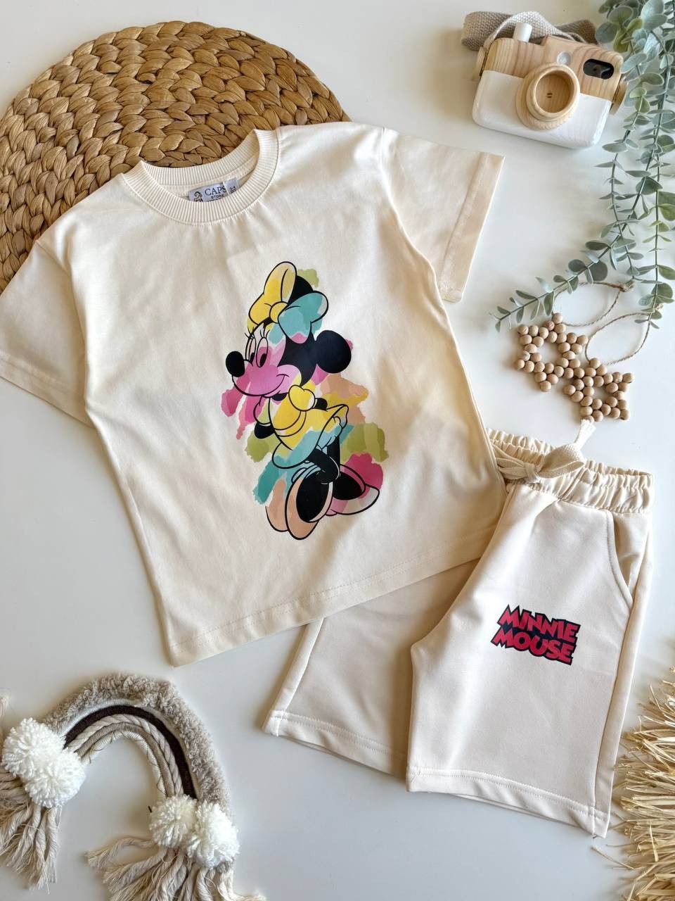 Minnie Baskılı Takım