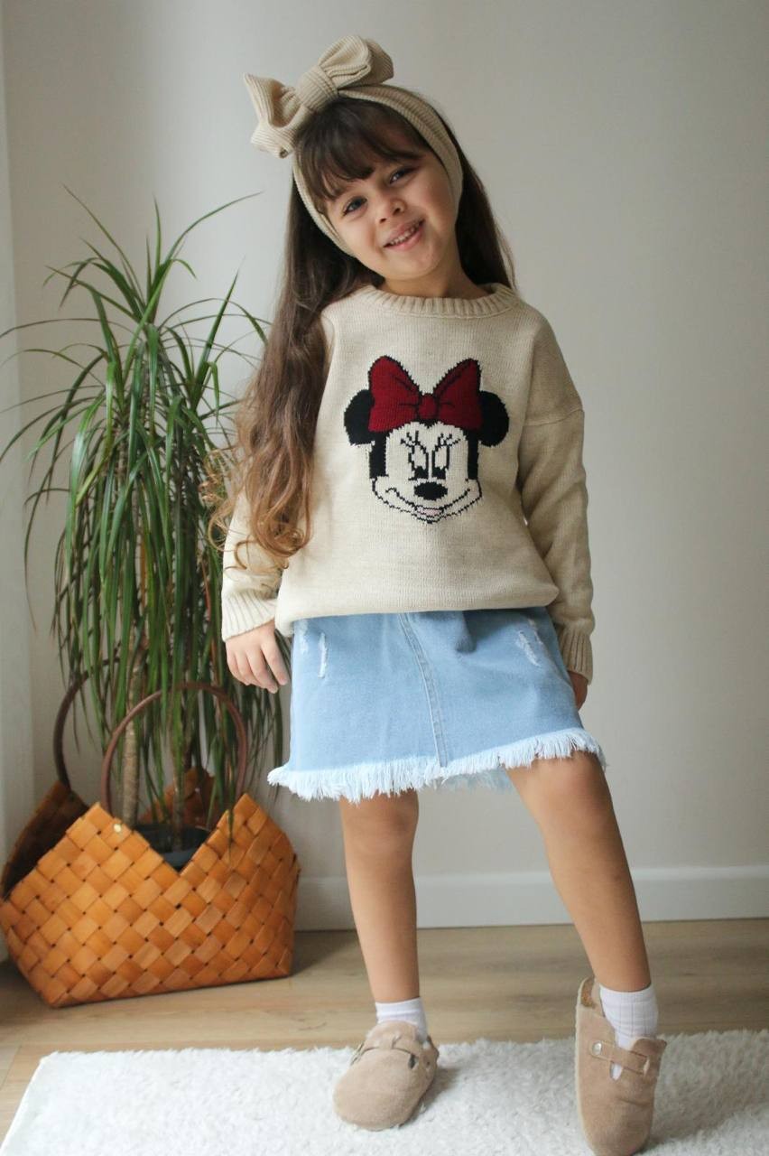 Minnie Mouse Triko Etek Takım