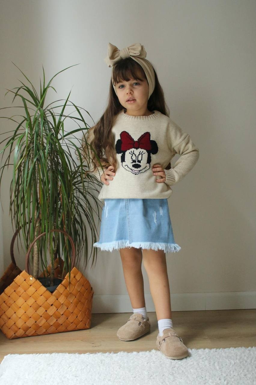 Minnie Mouse Triko Etek Takım