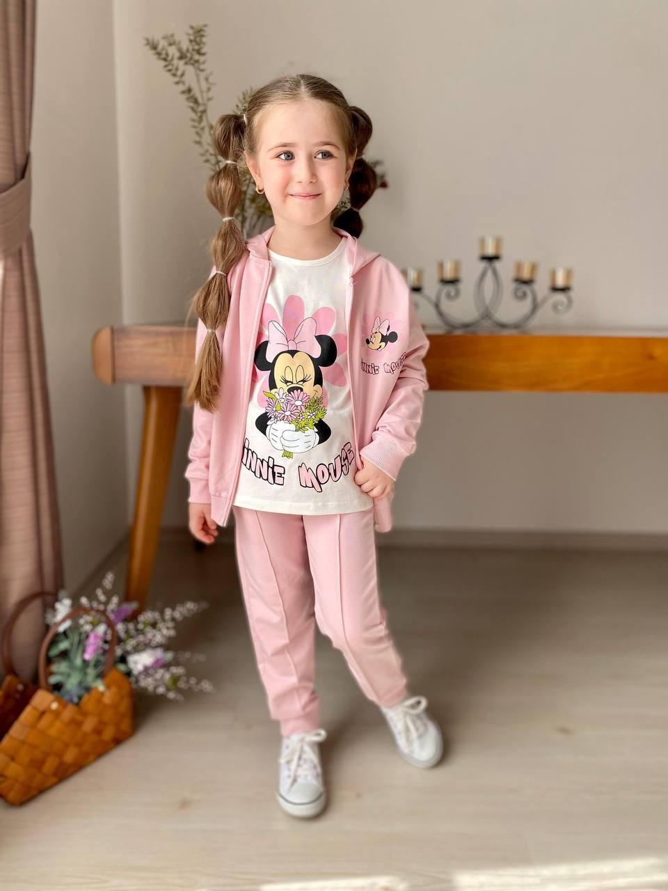 Pembe 3lü Minnie Takım