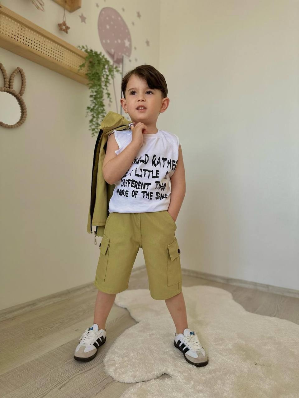 Yağ Rengi Gabardin Takım
