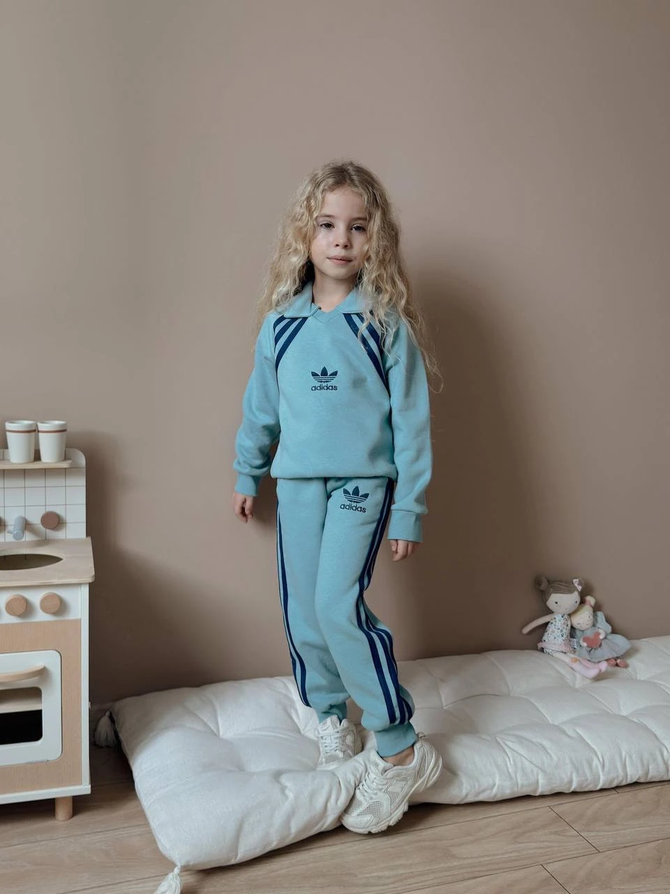 Su Yeşili Marka İşlemeli Takım